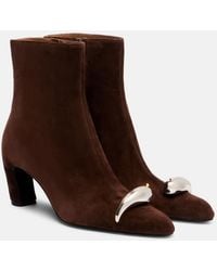Tory Burch - Pierced Xl 65 Suede Ankle Boots - Lyst