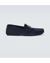 Dolce & Gabbana - Loafers DG aus Veloursleder - Lyst