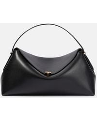 TOTEME - T-Lock Medium Leather Tote Bag - Lyst