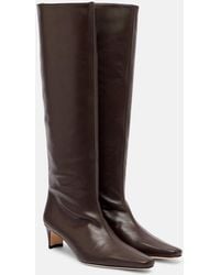 STAUD - Wally 55 Leather Knee-High Boots - Lyst