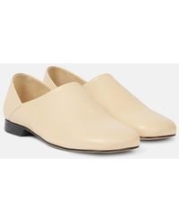 Lemaire - Convertible Leather Slip-On Shoes - Lyst