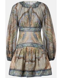 Zimmermann - Short Dresses - Lyst