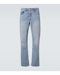 FRAME - Mid-Rise Straight Jeans - Lyst
