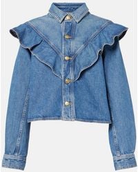 Ulla Johnson - Camisa Mathilde De Denim - Lyst