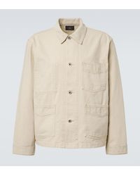 RRL - Corduroy-Trimmed Denim Jacket - Lyst