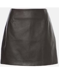 Blazé Milano - Coci Leather Miniskirt - Lyst