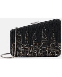 STAUD - Verzierte Clutch Carmella Nyc Skyline - Lyst