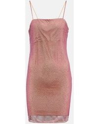 Stella McCartney - Crystal-embellished Minidress - Lyst