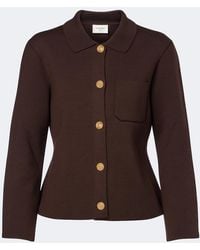 Saint Laurent - Knitted Wool Cardigan - Lyst
