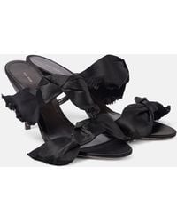 The Row - Vika Satin Sandals - Lyst