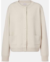 Moncler - Down-Paneled Wool-Blend Cardigan - Lyst