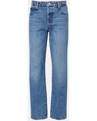FRAME - Essential Straight Jeans - Lyst