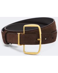 Dolce & Gabbana - Suede Belt - Lyst