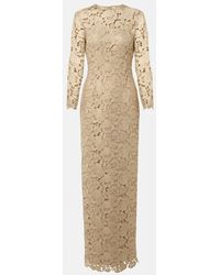Oscar de la Renta - Floral Lace Gown - Lyst