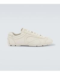 Prada - Montecarlo Re-Edition 2005 Antiqued Nappa Leather Sneakers - Lyst