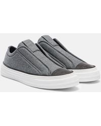 Brunello Cucinelli - Low-Top Slip-On Sneakers - Lyst