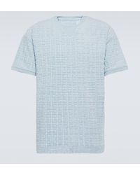 Givenchy - 4g Cotton-blend Terry Jacquard T-shirt - Lyst