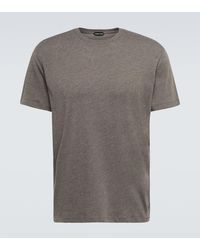 Tom Ford - Camiseta en jersey de mezcla de algodon - Lyst