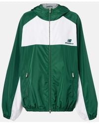 Miu Miu - X New Balance Colorblocked Poplin Jacket - Lyst