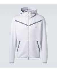 Brunello Cucinelli - Cotton-Blend French Terry Zip-Up Hoodie - Lyst