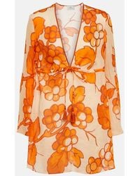 Etro - Printed Ramie Tunic - Lyst