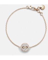 Pomellato - Pom Pom Dot 18Kt Rose Chain Bracelet With Diamonds And Mother Of Pearl - Lyst