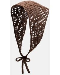 Ruslan Baginskiy - Crochet Cotton Scarf - Lyst