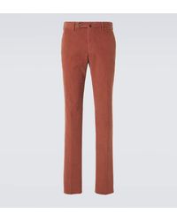 Slowear - Pantalones Rectos De Pana De Algodon - Lyst