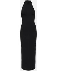 KHAITE - Suzanne Ribbed-Knit Midi Dress - Lyst