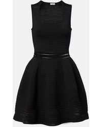 Jonathan Simkhai - Lottie Ribbed-Knit Sheer Minidress - Lyst