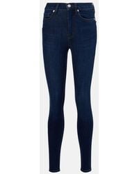 FRAME - Le High-Rise Skinny Jeans - Lyst