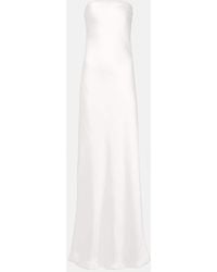 Norma Kamali - Crepe Satin Gown - Lyst