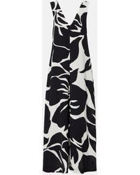 Dries Van Noten - Printed Maxi Dress - Lyst