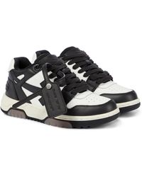 office leather trainers