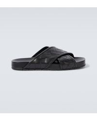 Bottega Veneta - Leather Tarik Slides - Lyst