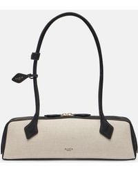 Alaïa - Le Teckel Medium Canvas Shoulder Bag - Lyst