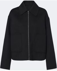 Fendi - Wool And Silk Blouson Jacket - Lyst