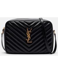 Saint Laurent - Lou Quilted Leather Cross-body Bag - Lyst