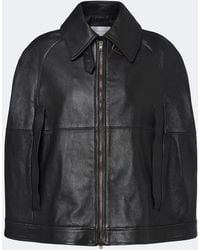 7 For All Mankind - Leather Cape - Lyst
