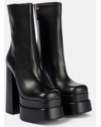 Versace - Aevitas Platform Boots - Lyst