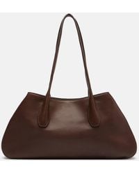 The Row - Alger Medium Leather Shoulder Bag - Lyst