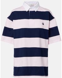 Coperni - Striped Cotton Polo Shirt - Lyst