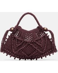 ALÉMAIS - Macrame Small Top-Handle Bag - Lyst