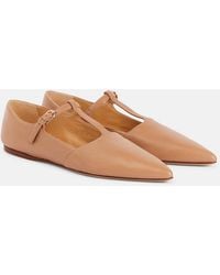 Gabriela Hearst - Lola Leather Ballet Flats - Lyst