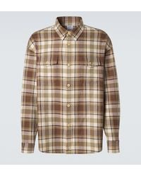 Visvim - Lumber Plaid Wool And Linen Shirt - Lyst