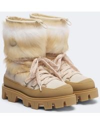 Moncler - Peak Apres Shearling Snow Boots - Lyst