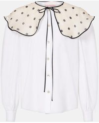 Valentino Garavani - Cotton Poplin Shirt - Lyst