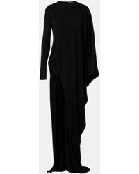 Tom Ford - Asymmetric Crepe Jersey Maxi Dress - Lyst