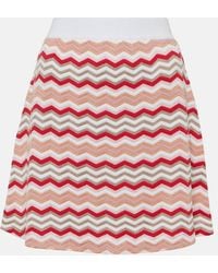 Missoni - Zig Zag Cotton-Blend Miniskirt - Lyst