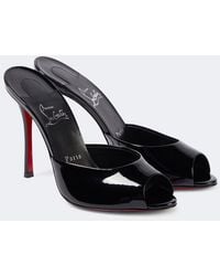 Christian Louboutin - Me Dolly 100 Patent Sandal - Lyst